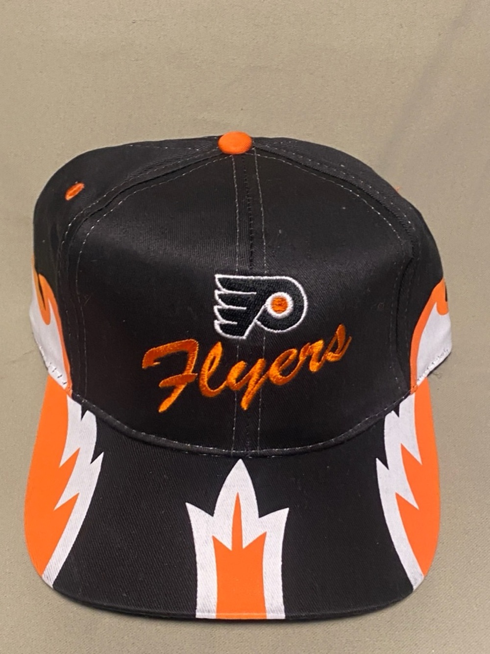 Vintage NHL Philadelphia Flyers Wave (Shockwave) Youth SnapBack Hat O/S NWOT